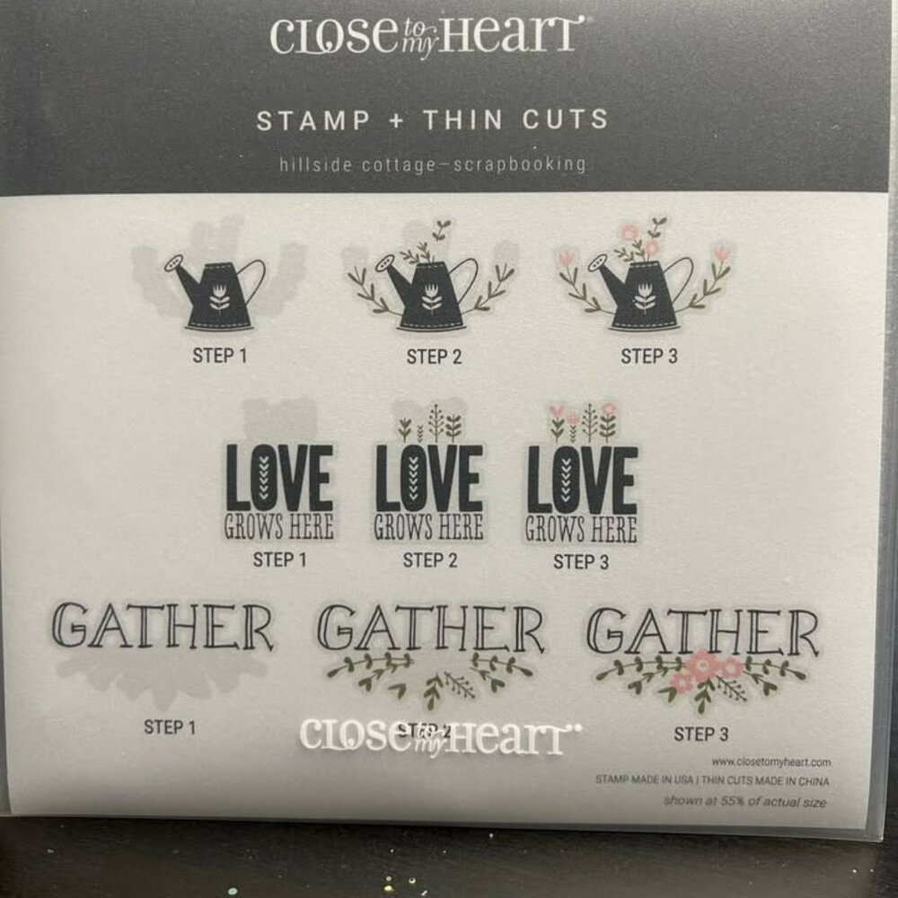 Close to My Heart "Hillside Cottage" Stamp & Die Set (Z3947)